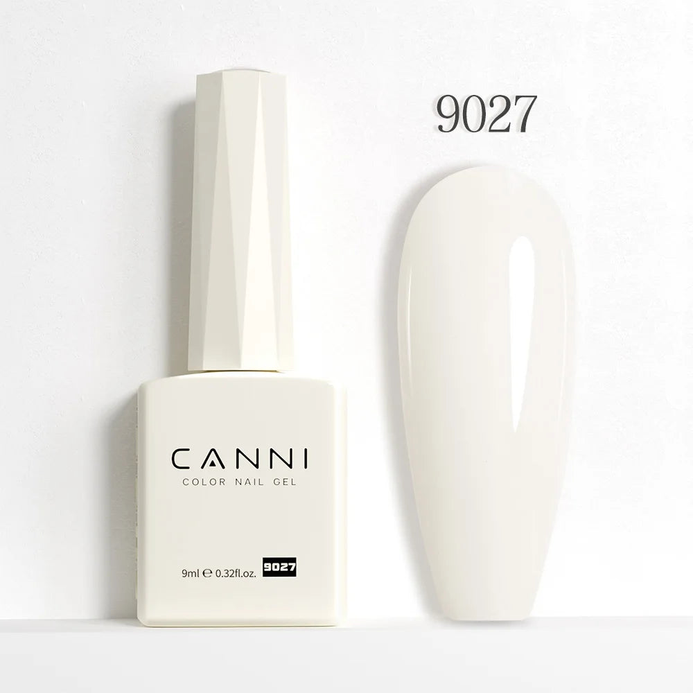 CANNI Hema Free Nail Gel Polish Fall Color Collection Semi Permanent Diamong Long Wear Top Coat Red Gorgeous JellyNude Color 9ml