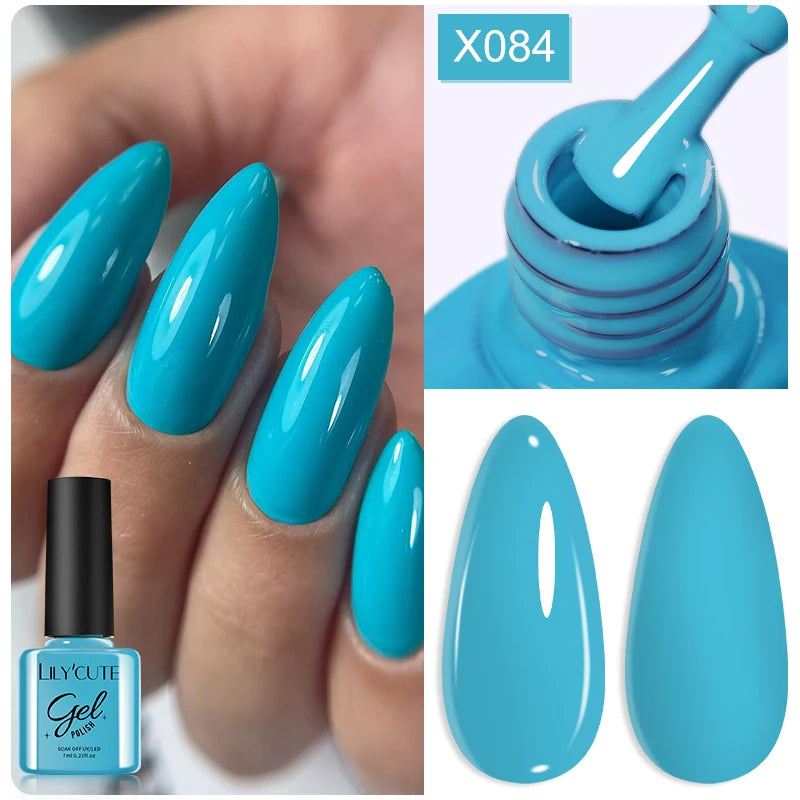 LILYCUTE 5ml Super Bright Metallic Painting Liner Gel Nail Polish UV LED Painting Gel Nail Art Drawing Stripe Pull Line UV Gel