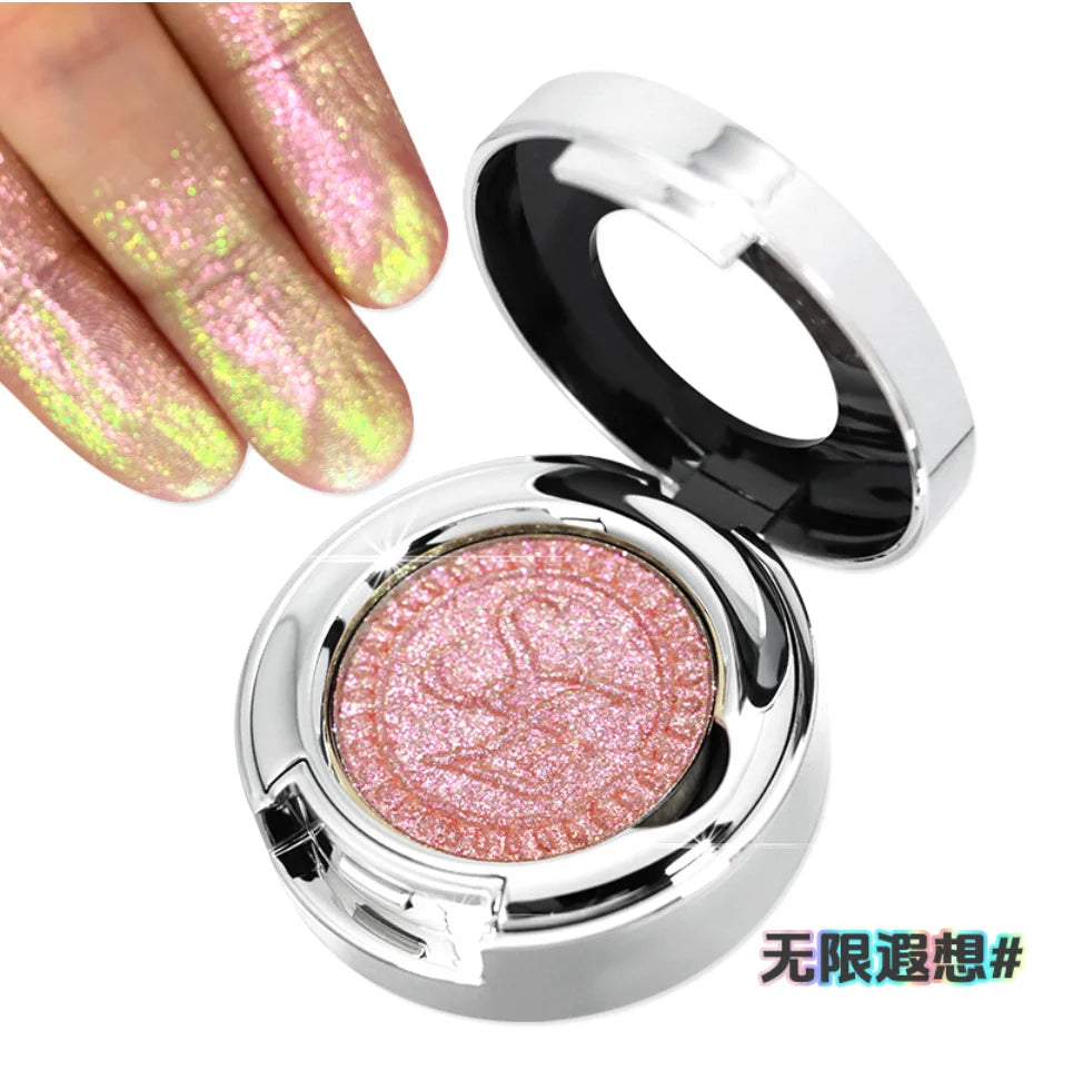 SheenEffect chameleon pigment Eyeshadow Single eye shadow Long-lasting Highlighter Easy to blend portable Makeup Cosmetics
