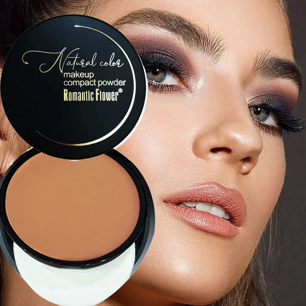 6-color Dark Powder Bronze Powder Dark Skin Foundation Oil Control Concealer Brighten The Face Create 3D Highlight Shadow Makeup