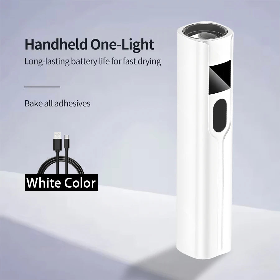 Professional Nail UV LED Lamp Desk With Display Rechargeable Portable Mini Nail Dryer Stand UV Lamp for Nails Art Removable