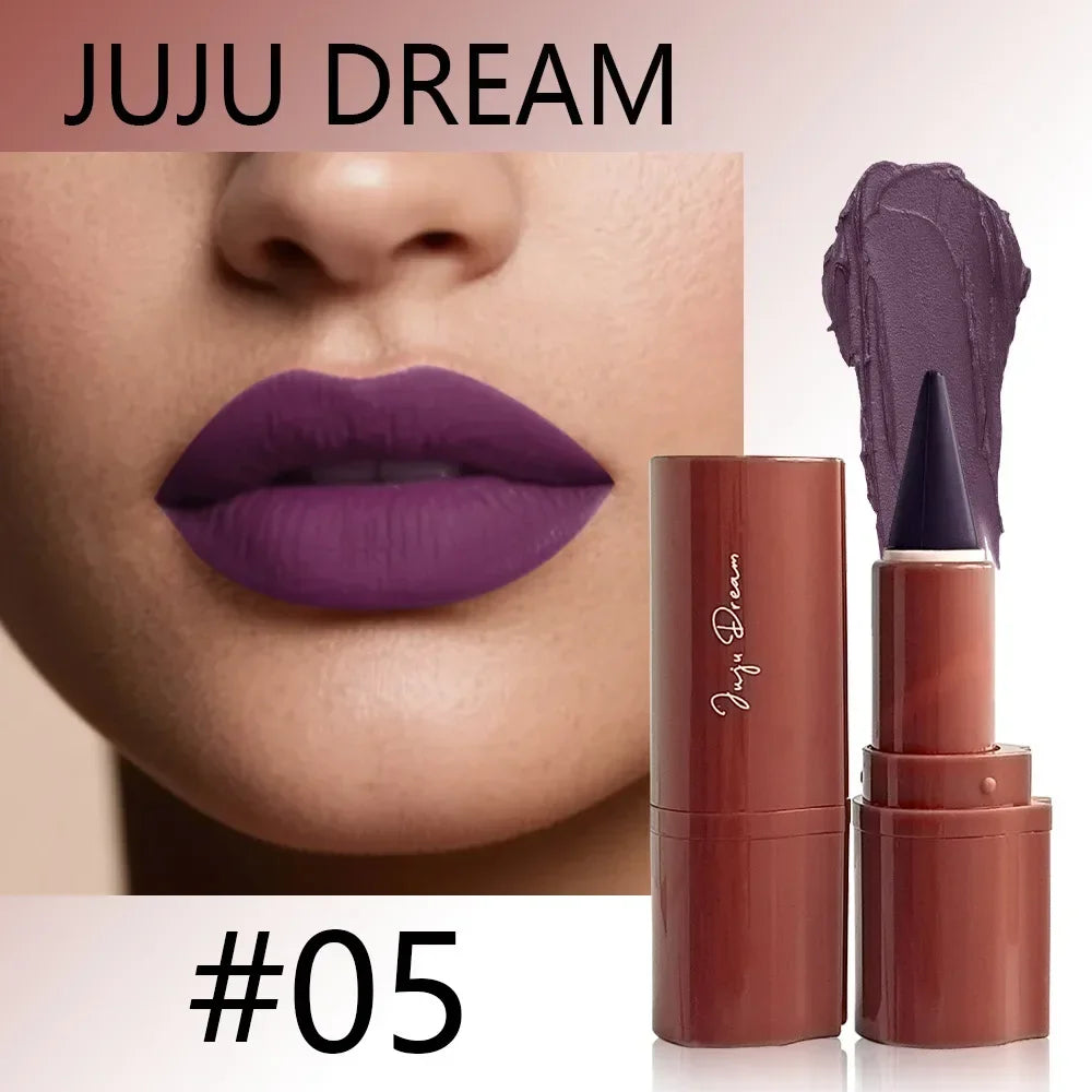 Tapered Gradient Lip Liner Matte Black Brown Velvet Lipstick Waterproof Non Sticky Contouring Tint Lipliner Crayon Lip Makeup