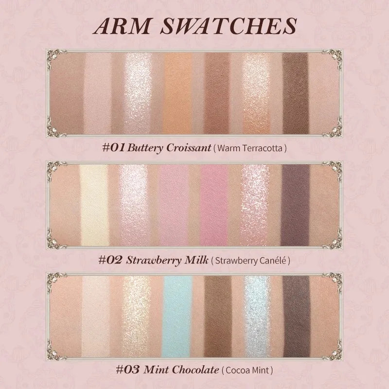 Flower Knows Sweetie Bear Eyeshadow Palette - 6 Colors Matte Shimmer