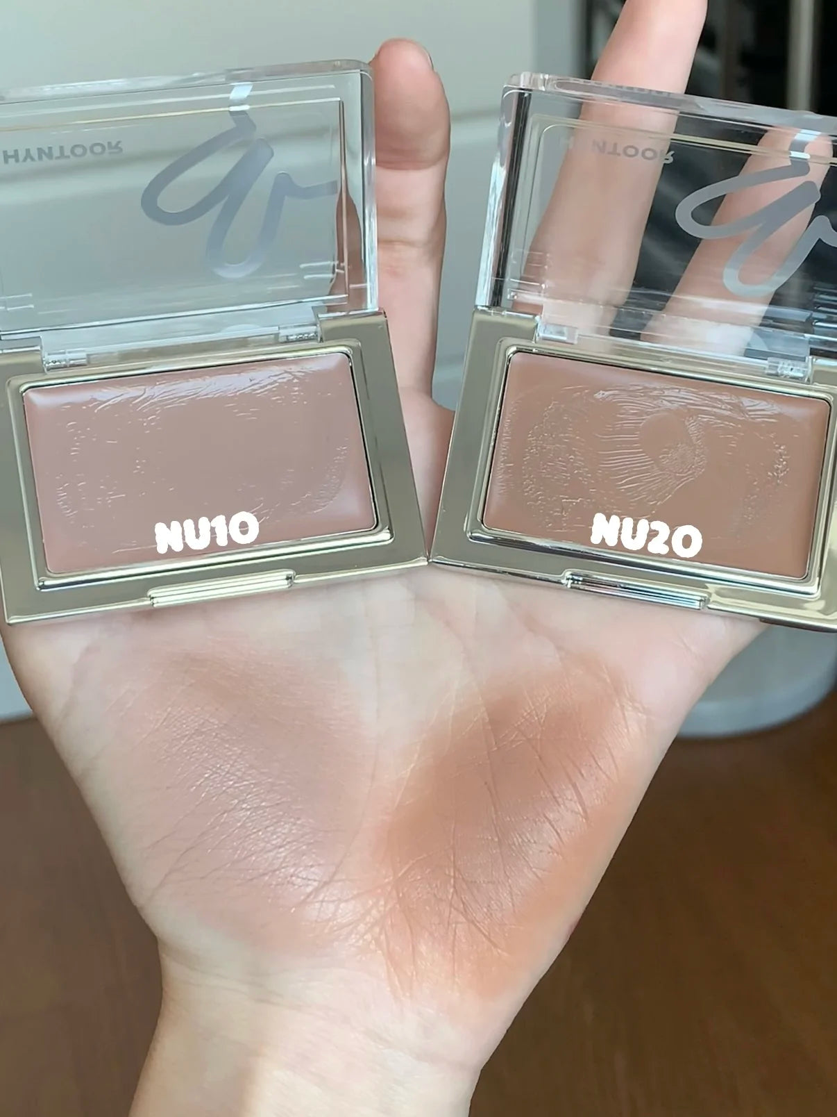 Hyntoor Blush Cream Matte Hydrating Creamy Nude Cheek Tint Concealer Cream Skin Tone Correction Easy to Apply Face Makeup