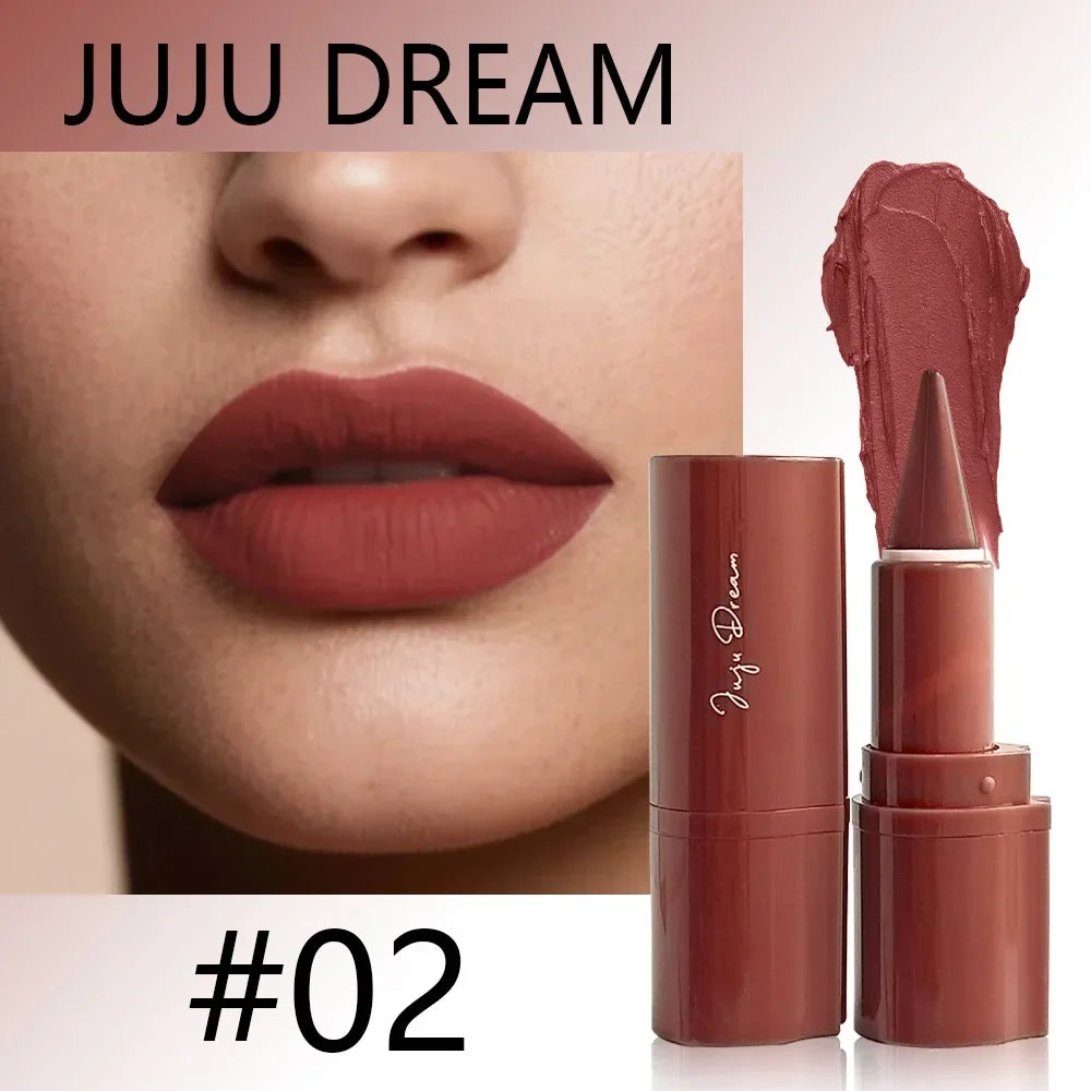 Tapered Gradient Lip Liner Matte Black Brown Velvet Lipstick Waterproof Non Sticky Contouring Tint Lipliner Crayon Lip Makeup