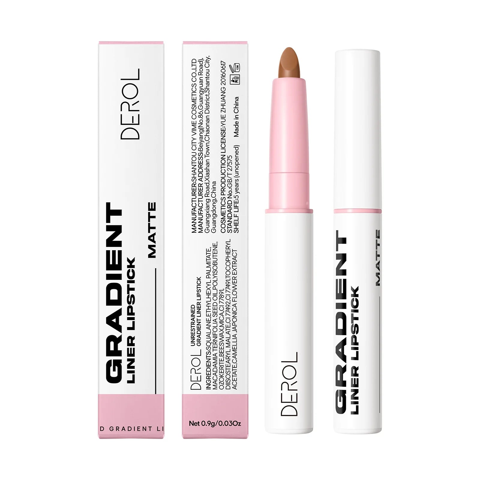 2-in-1 Lip Liner - Velvet Matte Long-Lasting, Smudge-Proof & Precise Definition, All-in-One Cream Lip Pencil