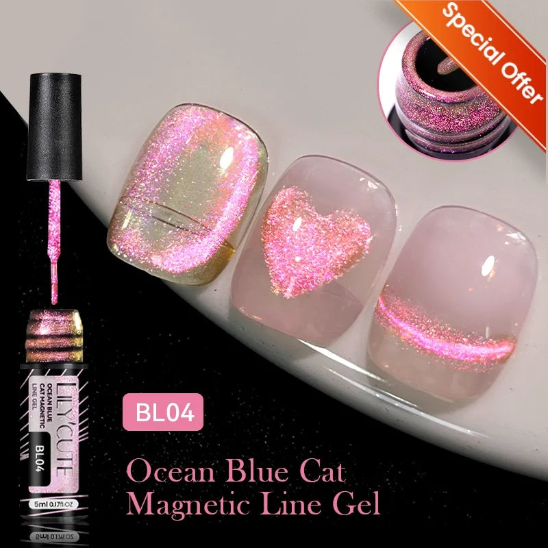 LILYCUTE 7ML Colorful Gel Nail Polish 129 Colors Long Lasting For Manicure Semi Permanent Base Top Coat Nail Art UV Gel Varnish