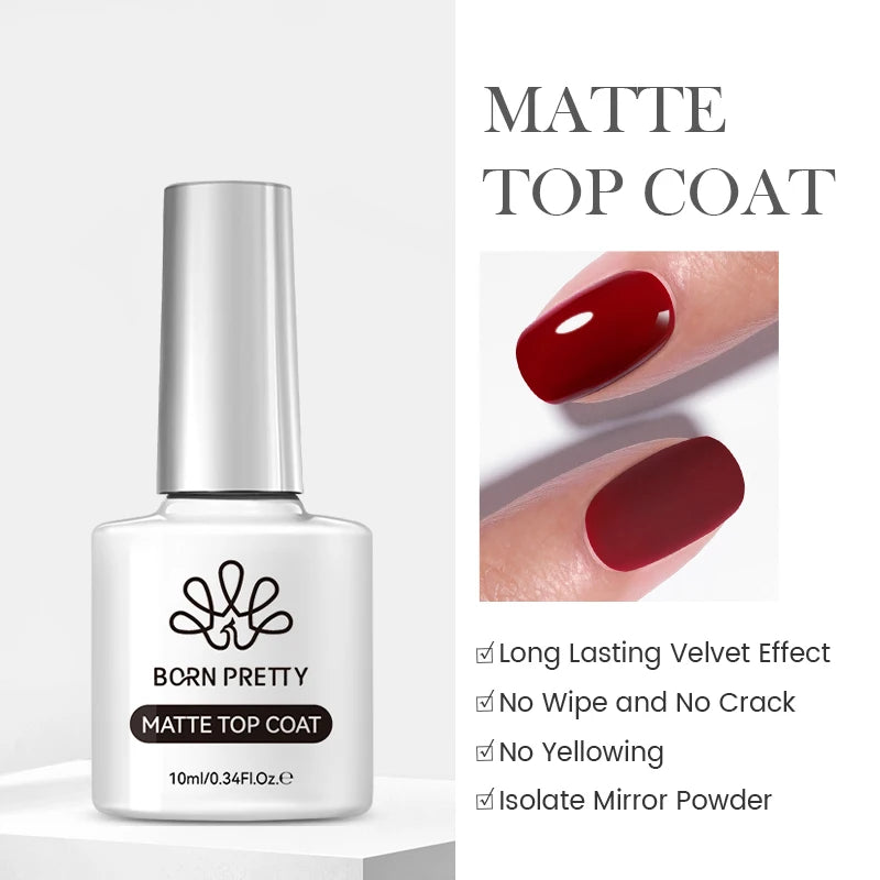 BORN PRETTY 10ml Wishing Apple Red Glass Bead Cat Magnetic Gel ultra Shine Soak Off UV Gel Nail Art Varnish Nail Supplies