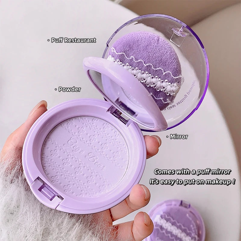 Gege Bear Bare Sensation Translucent Setting Powder — Brightening, Long-Lasting, Concealing, Matte Soft Focus Finish
