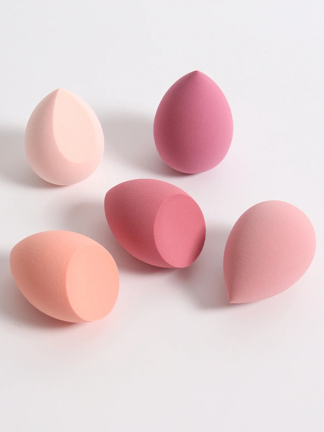 5-Pack Dual-Use Makeup Sponge Set - Velvet for Liquid/Cream/Powder | Vegan Eco-Friendly Travel Essentials