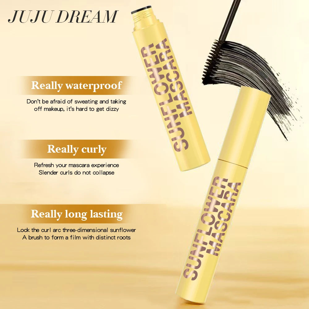 Christmas & Halloween 4D Curling Bubble Volume Mascara – Waterproof, Long-Lasting, Smudge-Proof, Easy to Apply,Unisex Eye Makeup