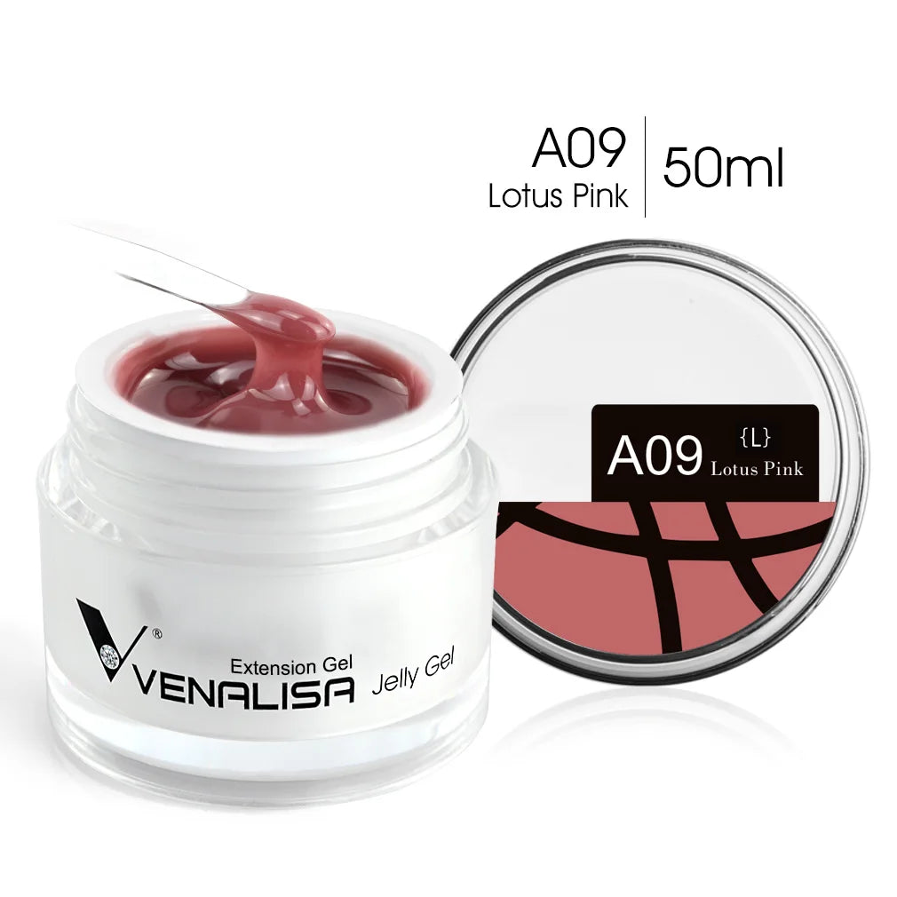 50ml VENALISA Builder UV Contruction Gel Jelly Gel Nude Skin Collection Nail Form Keep Nail C Arc Soak Off UV LED Camouflage Gel