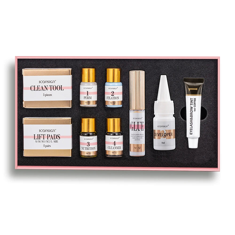 ICONSIGN Lash Lift and Tint Kit - Eyelash Perm and Brow Dye Kit