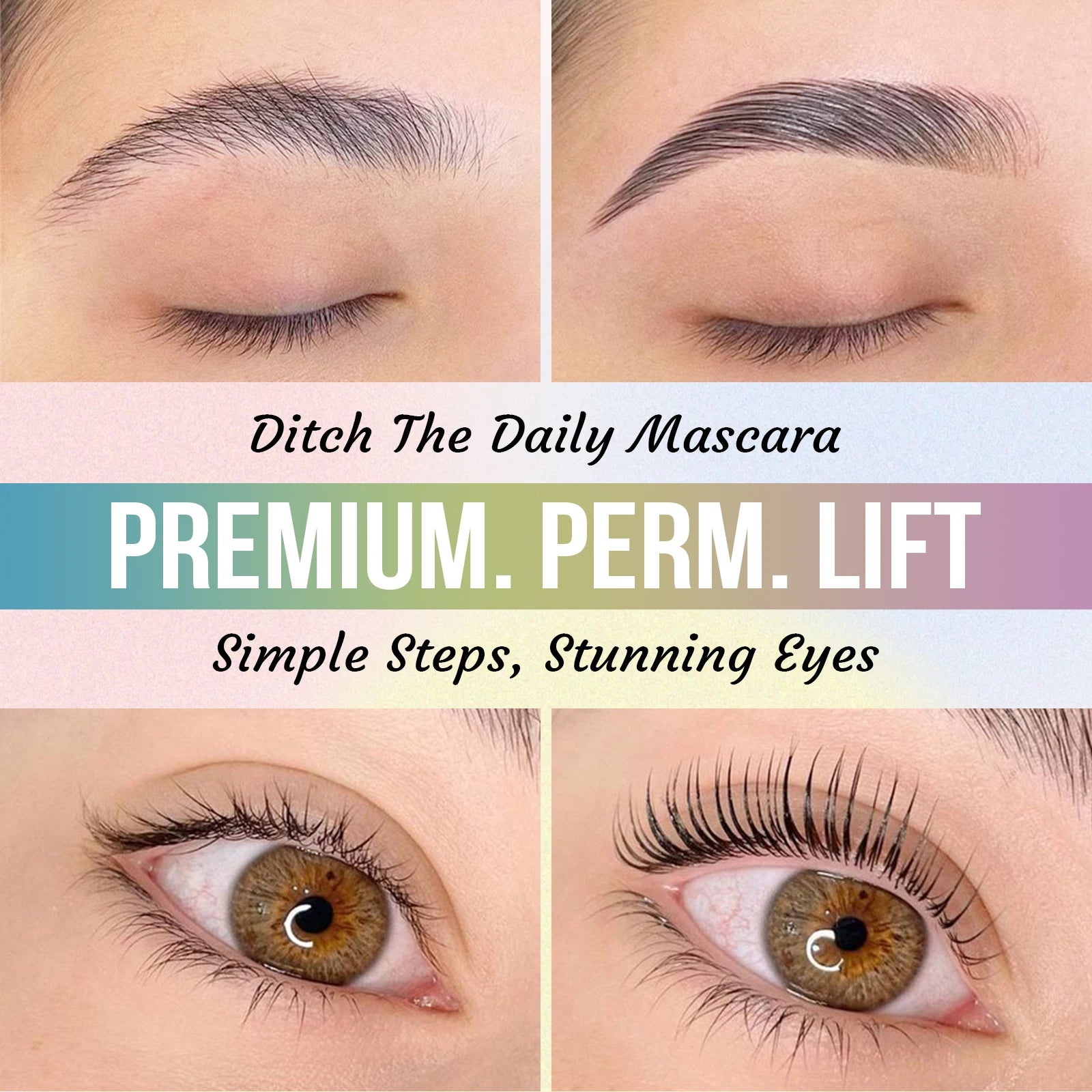 Permania Eyelash Lift and Brow Lamination Kit - Instant Curling