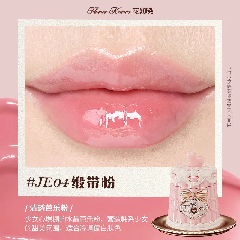 Flowerknows Strawberry Cupid Lipstick Cake Matte Velvet Lipgloss Lip Mud Makeup Korean Flower Know Lip Cream For Girls&Women