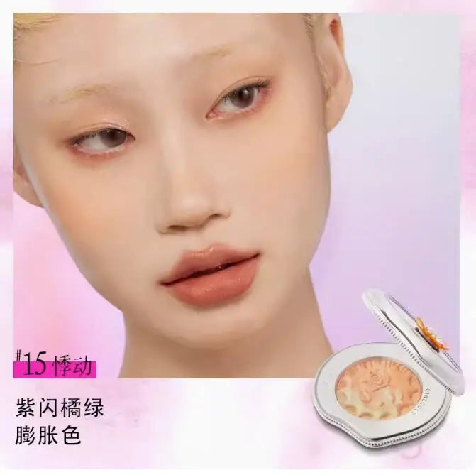 Girlcult Emotional Blush Highlighter Matte Fine Shimmer Blusher Face Cute Makeup Korean Cheek Pressed Powder