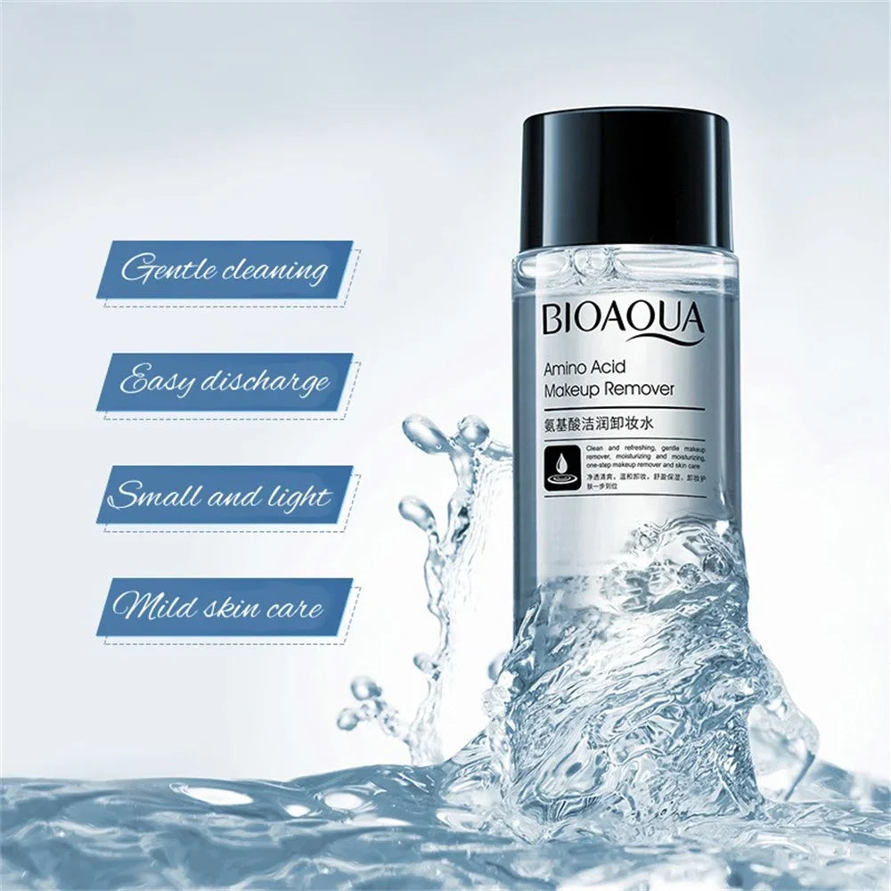 50ML Portable Makeup Remover Cleansing Liquid Water Lip Eye Gentle Care Make-Up Travel Skin Remover Face Refreshing Cosmetics