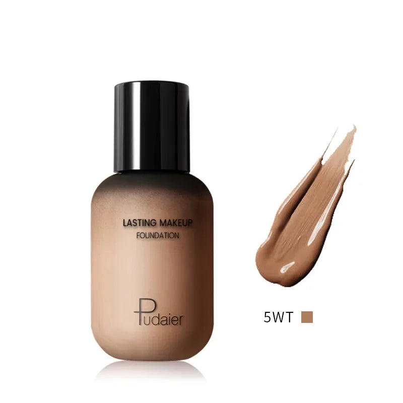 Face Foundation Makeup Base Cream Mineral Full Coverage Concealer No Cracking No Drying Waterproof Face Corrector