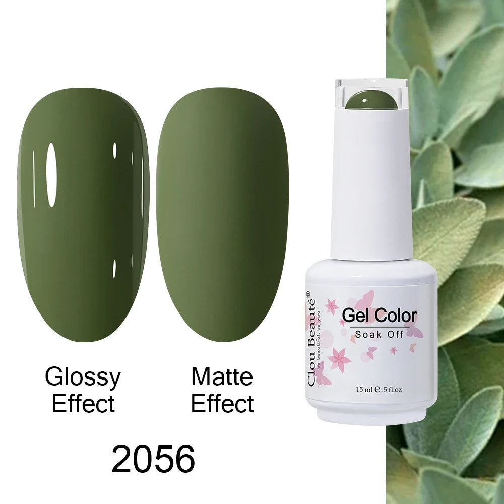 Clou Beaute Royal Blue Color Winter Trendy Semi Permanent Nail Art Manicure Varnishes Gel Nail Polish Hybrid Base Gel Top Coat