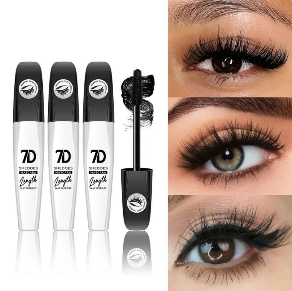 7D Fiber Mascara - Waterproof Lengthening & Thickening Black