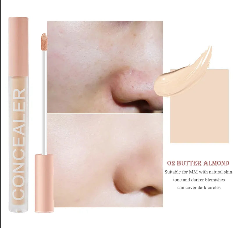 Lightweight Concealer Pen Makeup Shadow Contouring Cream Cover Dark Circle Acne Liquid Corrector Contour Stick With Brush