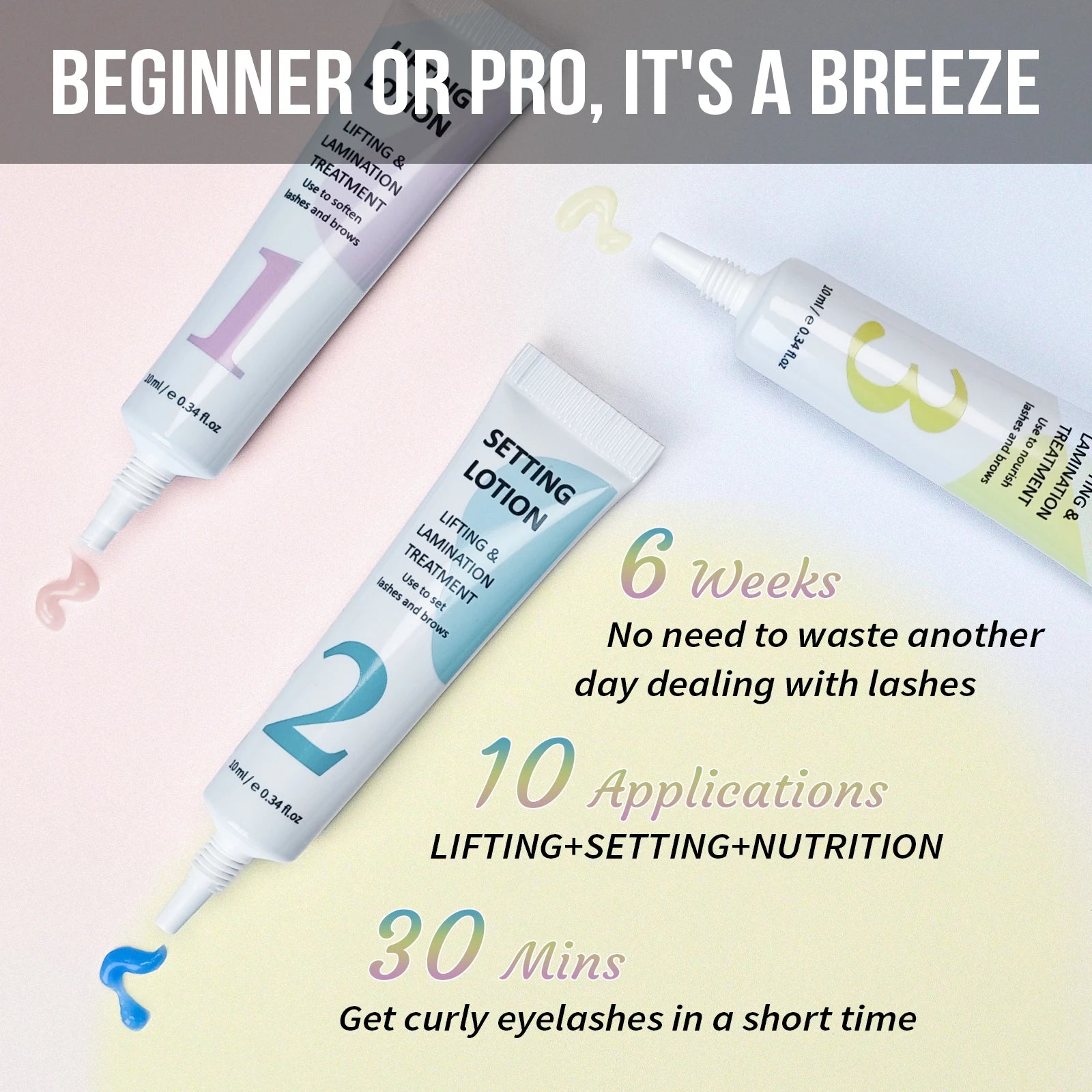 Permania Eyelash Lift and Brow Lamination Kit - Instant Curling