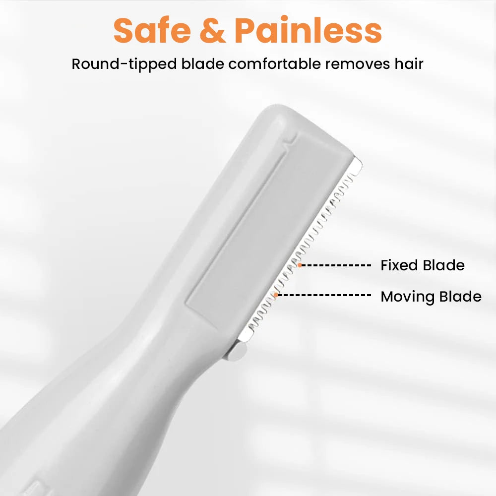Portable Electric Eyebrow Trimmer Shaver Hair Remover Facial Shaver Pencil Hair Remover for Facial Neck Blur Lips Body Arms Legs