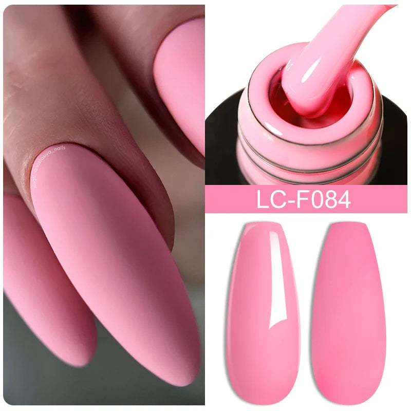 LILYCUTE 15ML Quick Extension Gel Nail Polish Milky White Clear Pink Color French Manicure Finger Prolong Nail Hard Gel Varnish