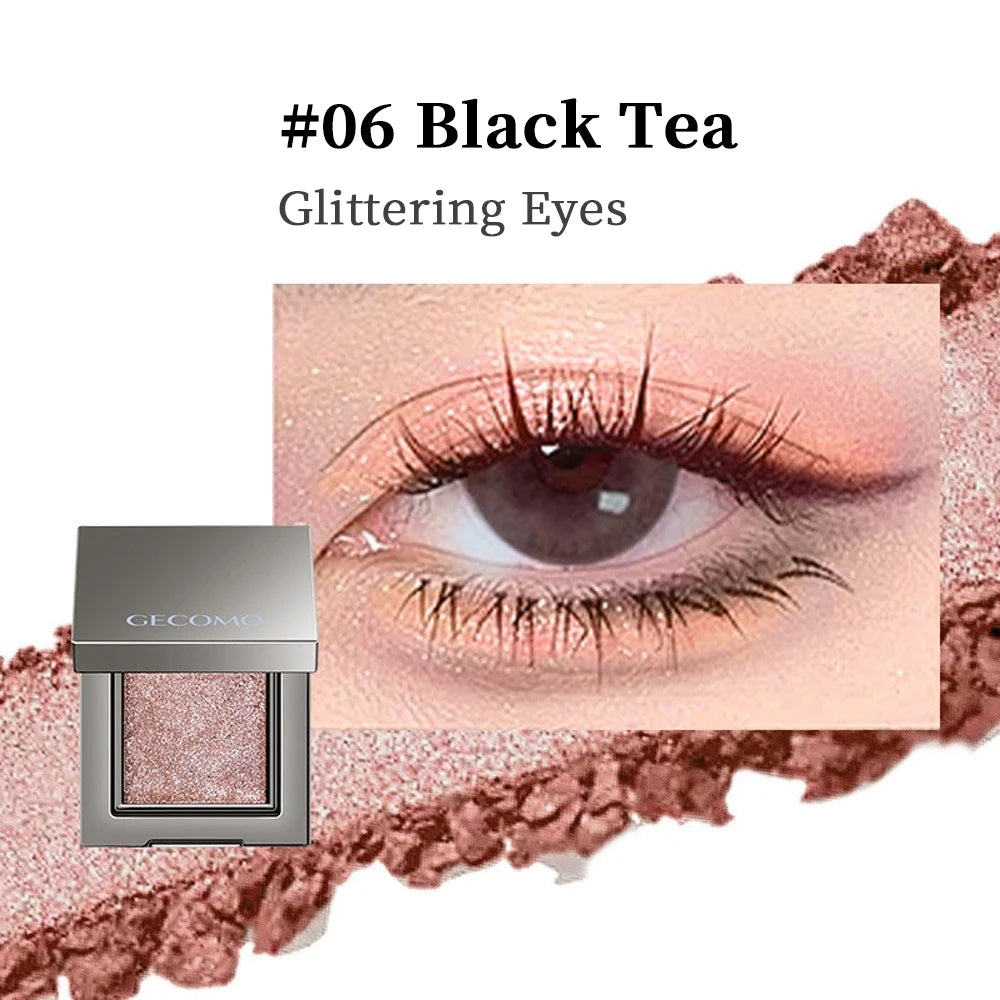 Single Color Eye Shadow Pearlescent Fine Shimmer Long-lasting Makeup Color Delicate Powder Eye Shadow Palette
