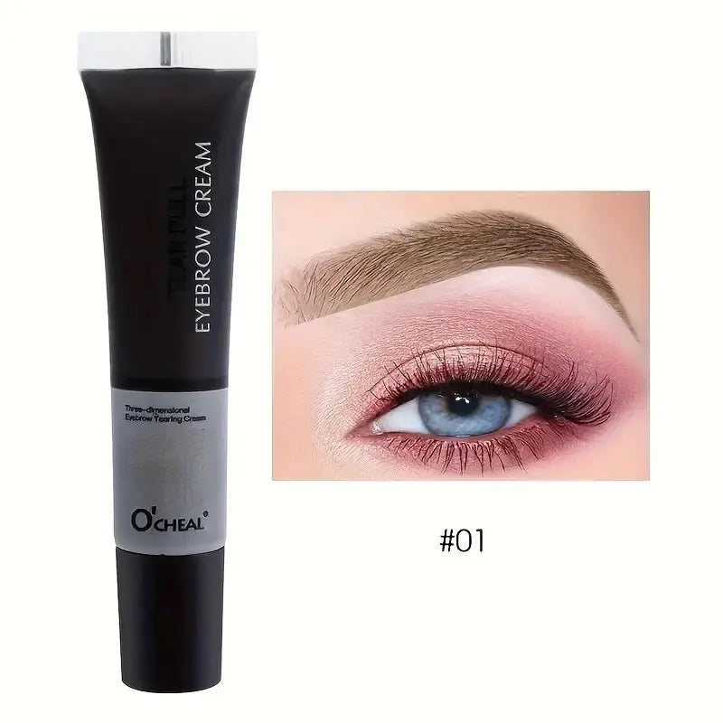 Long-lasting Waterproof Eyebrow Gel Cream - Semi-permanent Tint