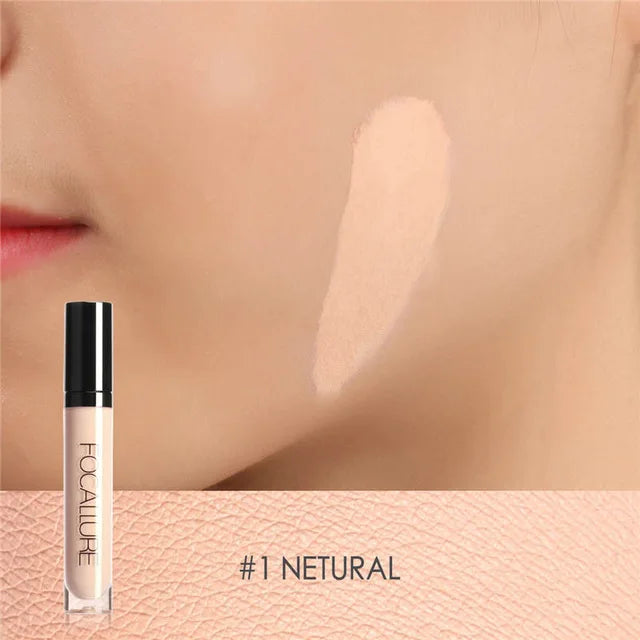 Wholesale FOCALLURE 7 Colors Face Concealer Waterproof Full Coverage Moisturizing Smooth Liquid Foundation Makeup Cosmetics