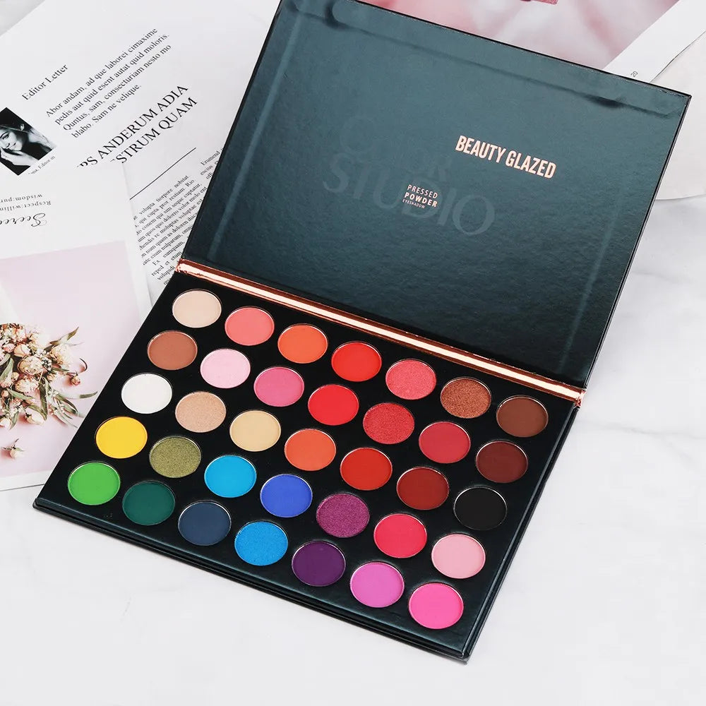 Beauty Glazed 35 Colors Eyeshadow Palette - Matte & Shimmer