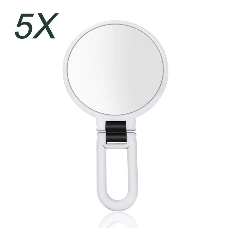 New 2/5/10/15x Magnifying Makeup Mirror Women's Pocket Mirror Small Folding Mirror for Table HUAZJ06