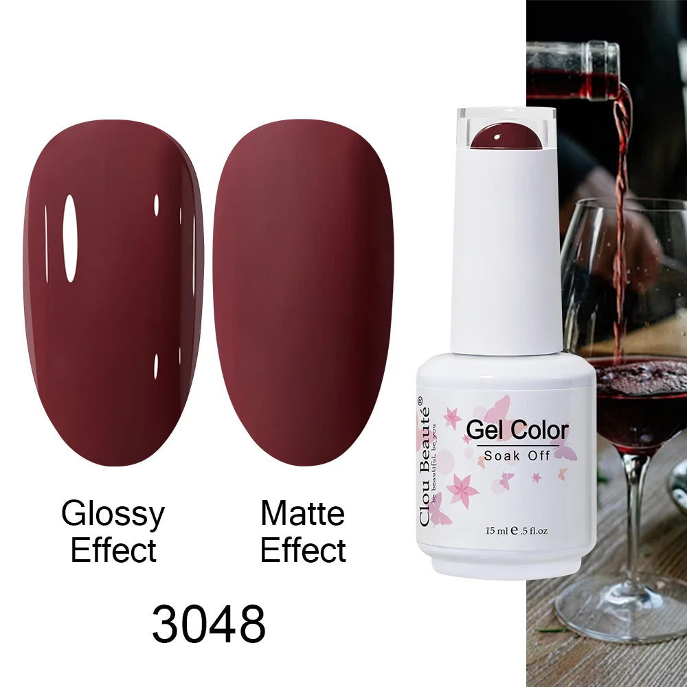 Clou Beaute Royal Blue Color Winter Trendy Semi Permanent Nail Art Manicure Varnishes Gel Nail Polish Hybrid Base Gel Top Coat