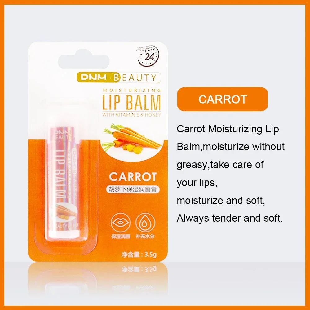 18 Sytle Fruit Lip Balm Lip Oil Moisturizing Clear Anti-Wrinkle Lipstick Long Lasting Hydrating Lipgloss Cosmetic Lip Gloss Care