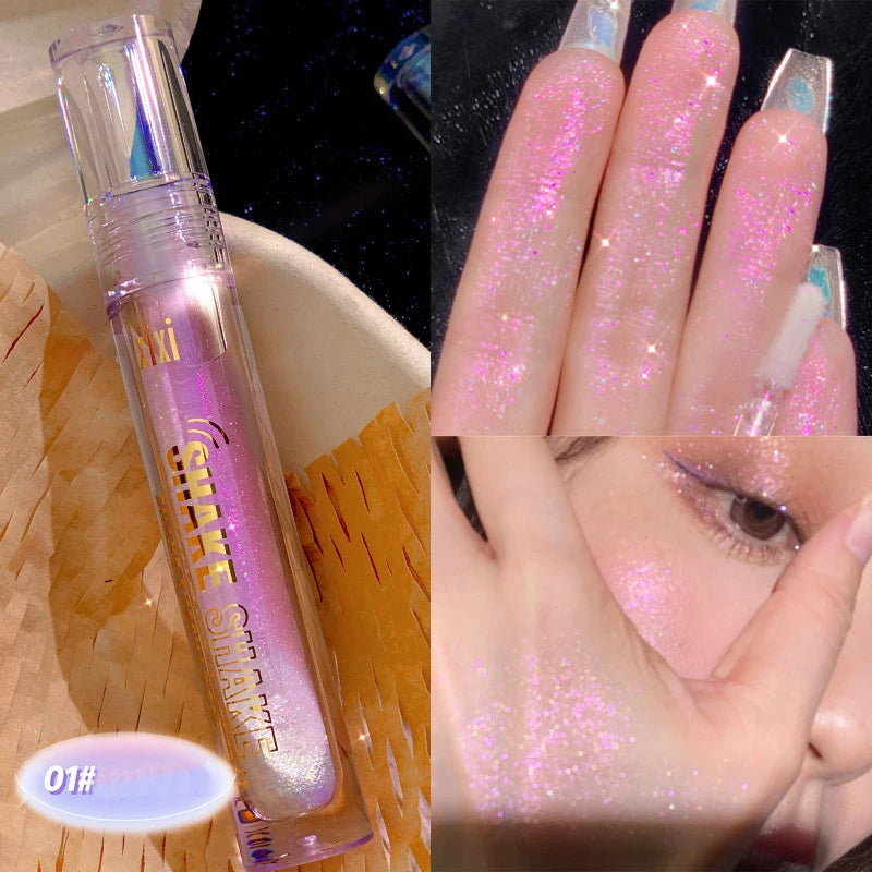 high gloss liquid,  shiny liquid,  quick drying, long-lasting face and body brightening liquid