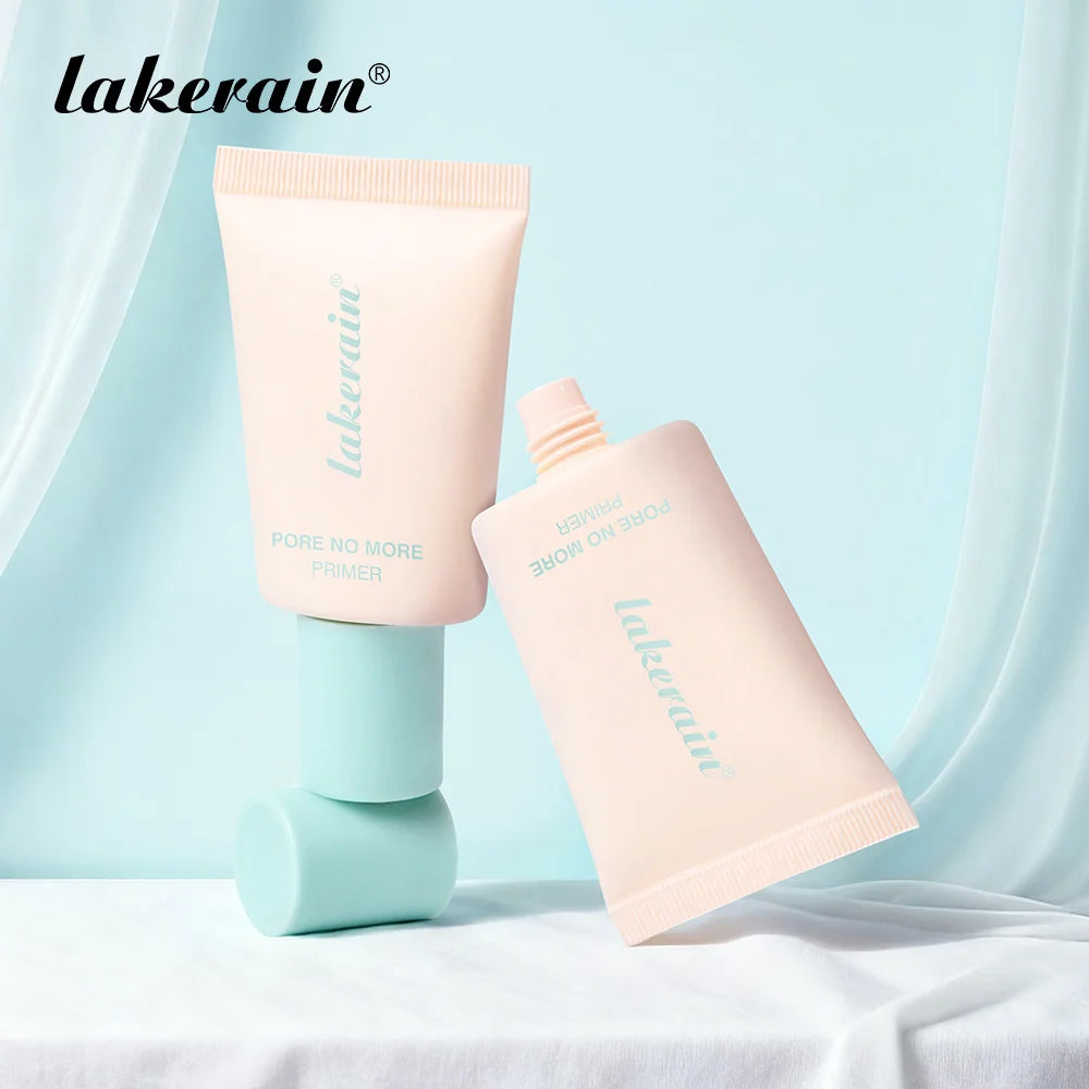 Lakerain Pore No More Primer Moisturizing Long-Lasting Oil Control Matte Finish Primer Water & Sweat Resistant Base Makeup