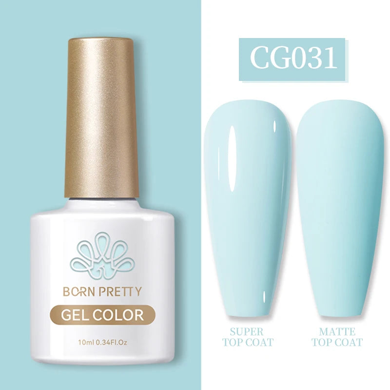 BORN PRETTY 10ml Clear Blooms Gel Polish UV LED Soak Off Nail Art Polish for Spreading Effect Marble Nail Polish Gel Painting