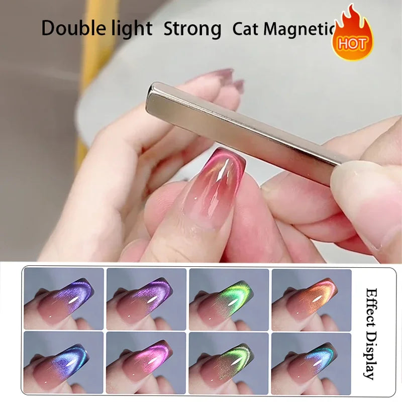 BORN PRETTY 10ml Wishing Apple Red Glass Bead Cat Magnetic Gel ultra Shine Soak Off UV Gel Nail Art Varnish Nail Supplies
