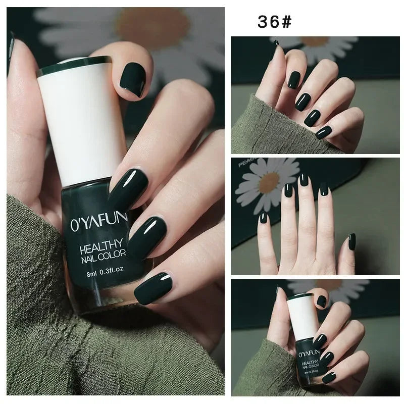 No-bake Nail Polish Nail Art Tearable Quick Dry Normal Without Lamp Nail Polish Glitter Sequins UV Varnish Nails Tools