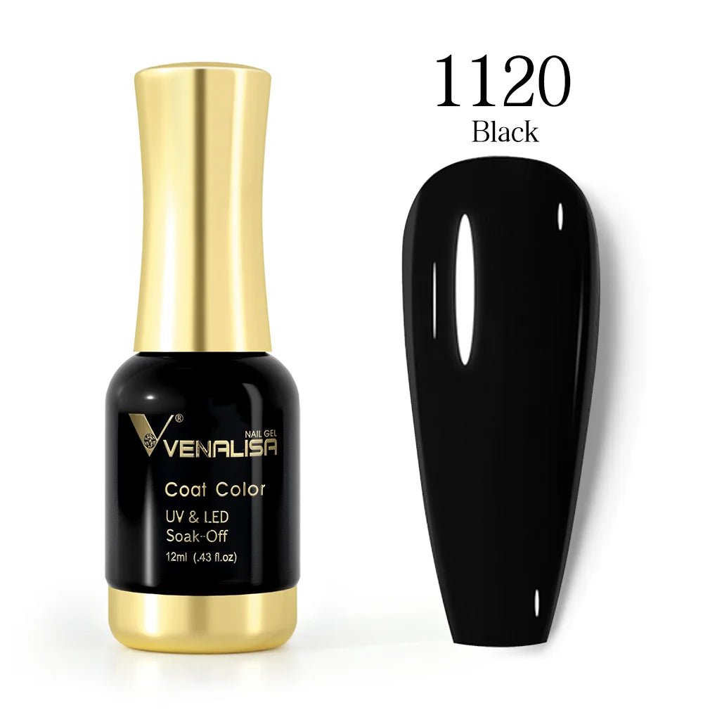 Venalisa 12ml Platinum Gel Nail Polish Super Shiny Effect Nail Gel Perfect Soak off UV&LED Nail Color Foil Chrome Gel Polish