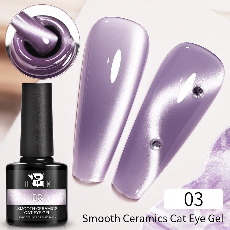 AWStorG 7.5ml Crimson Velvet Cat Eye Magnetic Gel Nail Polish Shiny Ruby Red Cat Eye Gel Soak Off UV Semi-Permanent Nail Art