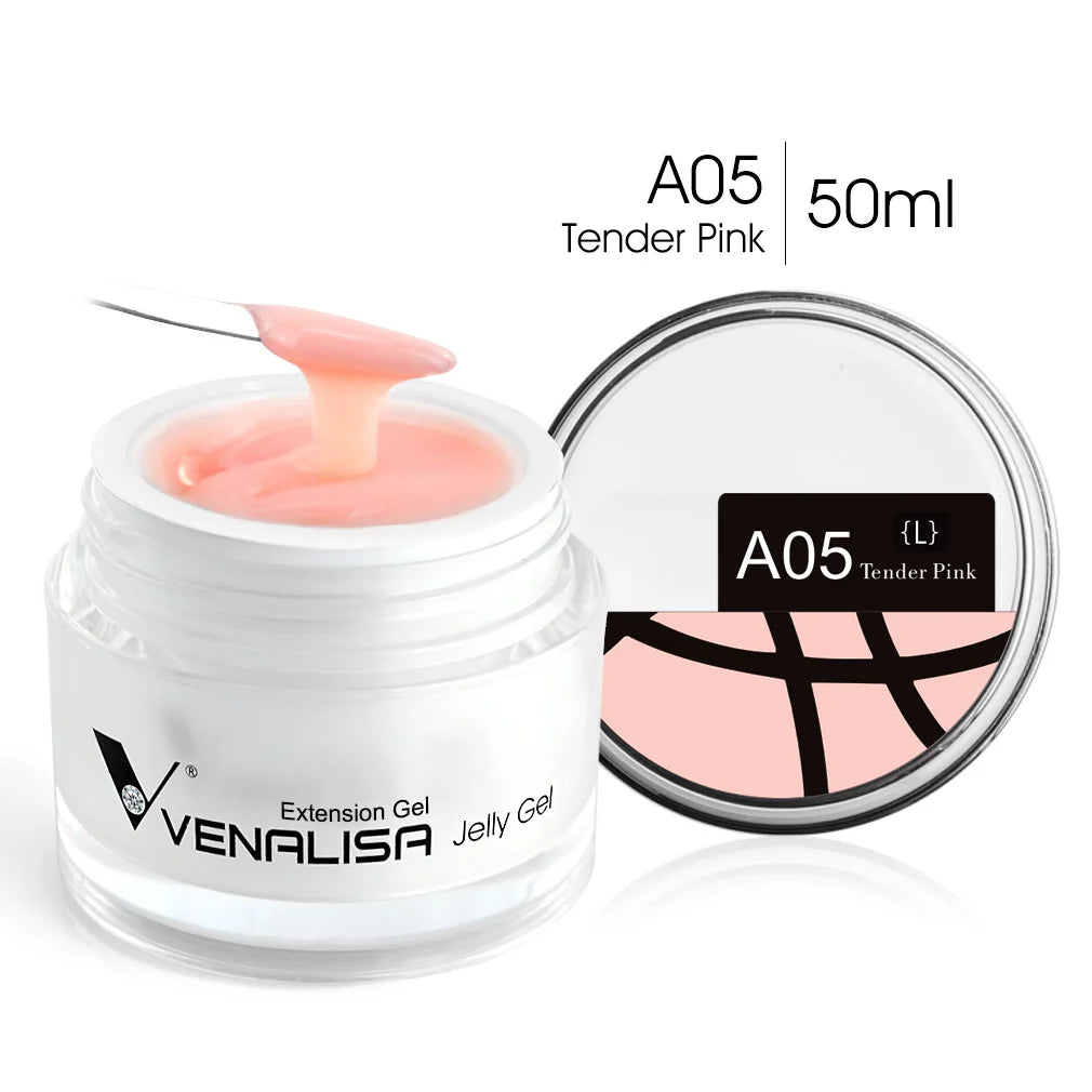 50ml VENALISA Builder UV Contruction Gel Jelly Gel Nude Skin Collection Nail Form Keep Nail C Arc Soak Off UV LED Camouflage Gel