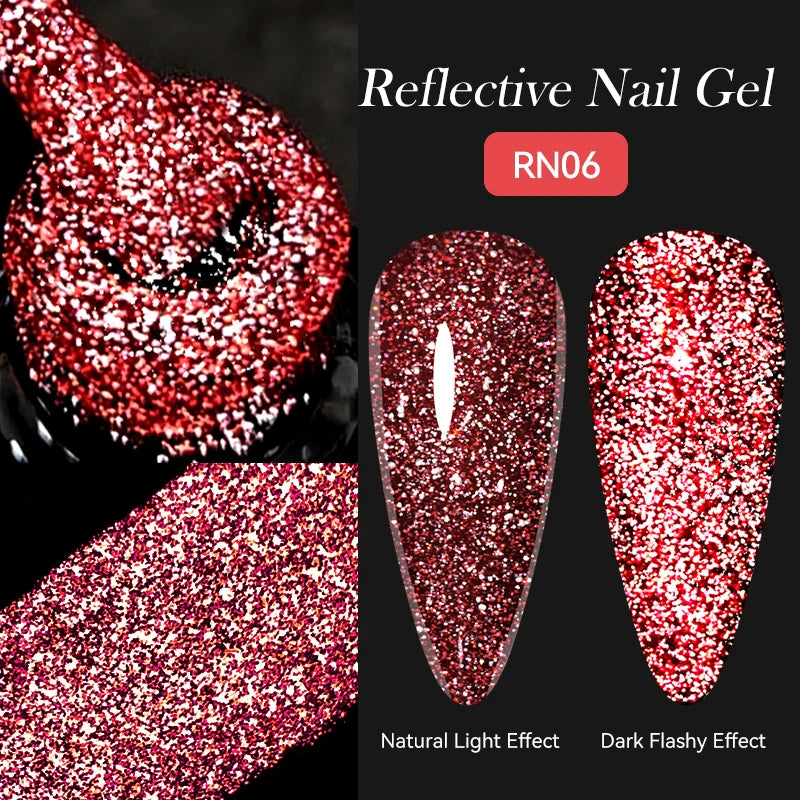LILYCUTE 5ml Super Bright Metallic Painting Liner Gel Nail Polish UV LED Painting Gel Nail Art Drawing Stripe Pull Line UV Gel