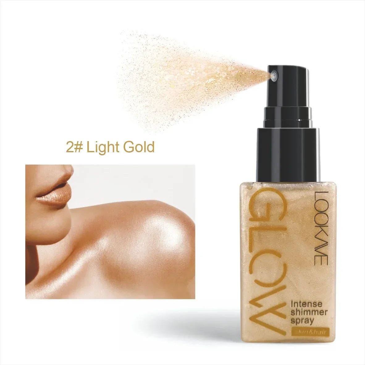 Diamond Liquid Highlight Waterproof High Gloss Glitter Body Bronzer Highlight Long-lasting Wear Face Contour Illuminator Makeup