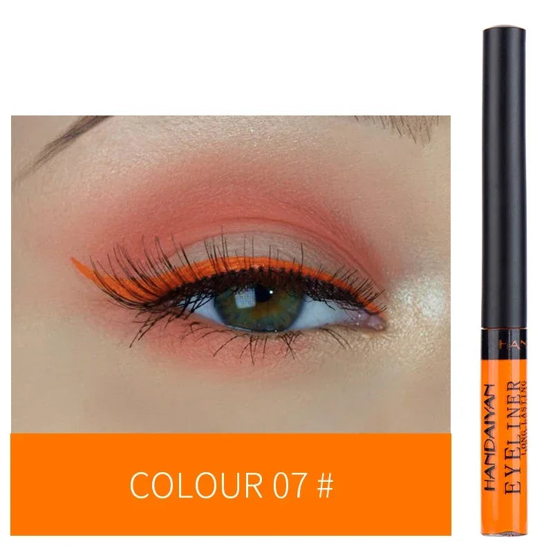 Waterproof Liquid Eyeliner Pen - Long-Lasting Colorful Eye Liner