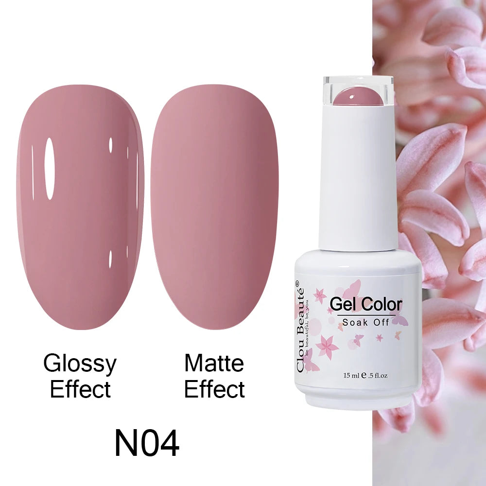 Clou Beaute Royal Blue Color Winter Trendy Semi Permanent Nail Art Manicure Varnishes Gel Nail Polish Hybrid Base Gel Top Coat