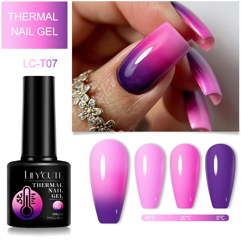 LILYCUTE 5ML Metallic Painting Liner Gel Nail Polish Super Bright Gold Silver Mirror Drawing Gel Semi Permanent Line French Nail