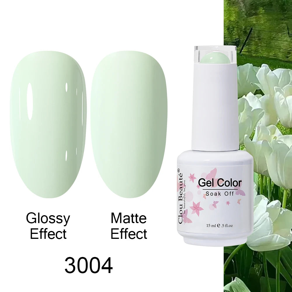Clou Beaute Royal Blue Color Winter Trendy Semi Permanent Nail Art Manicure Varnishes Gel Nail Polish Hybrid Base Gel Top Coat