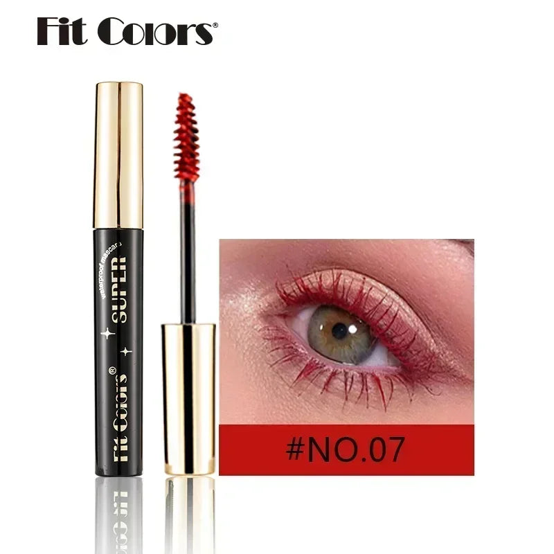 5D Silk Fiber Waterproof Mascara - 14 Colors Thick Lengthening